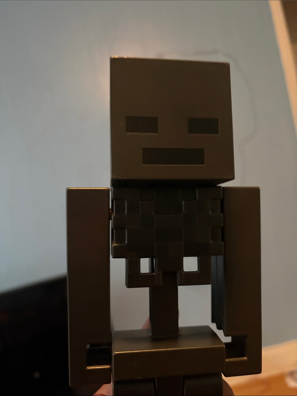 Minecraft Wither Skeleton Large Scale Pixelated Figure